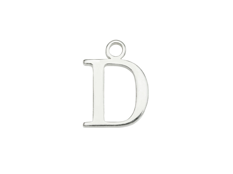 Sterling Silver 925 Initial Pendant with Necklace