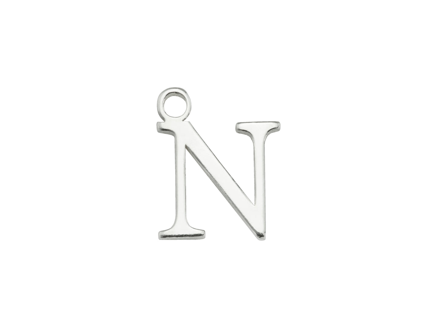 Sterling Silver 925 Initial Pendant with Necklace