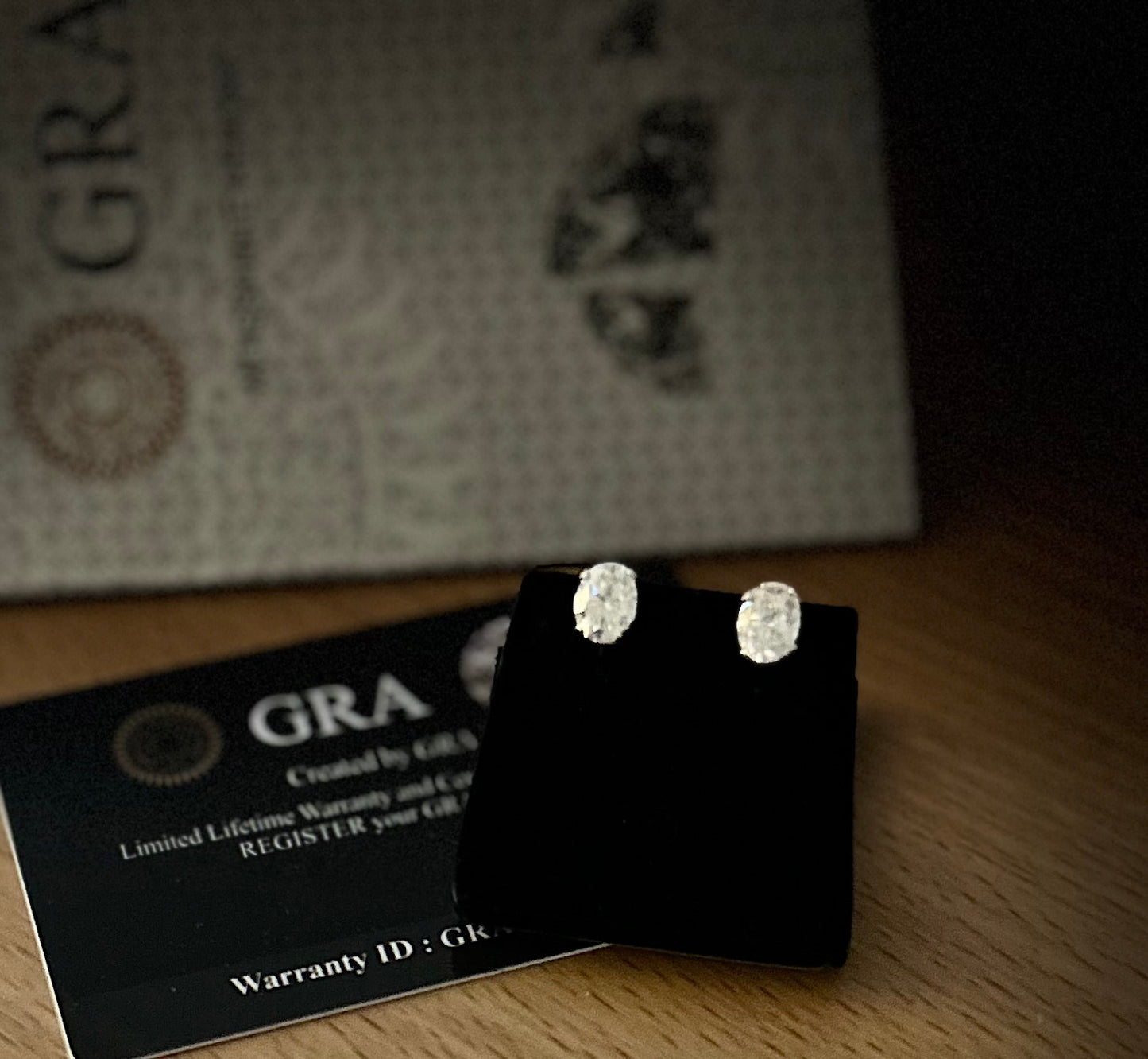 Oval Moissanite Studs